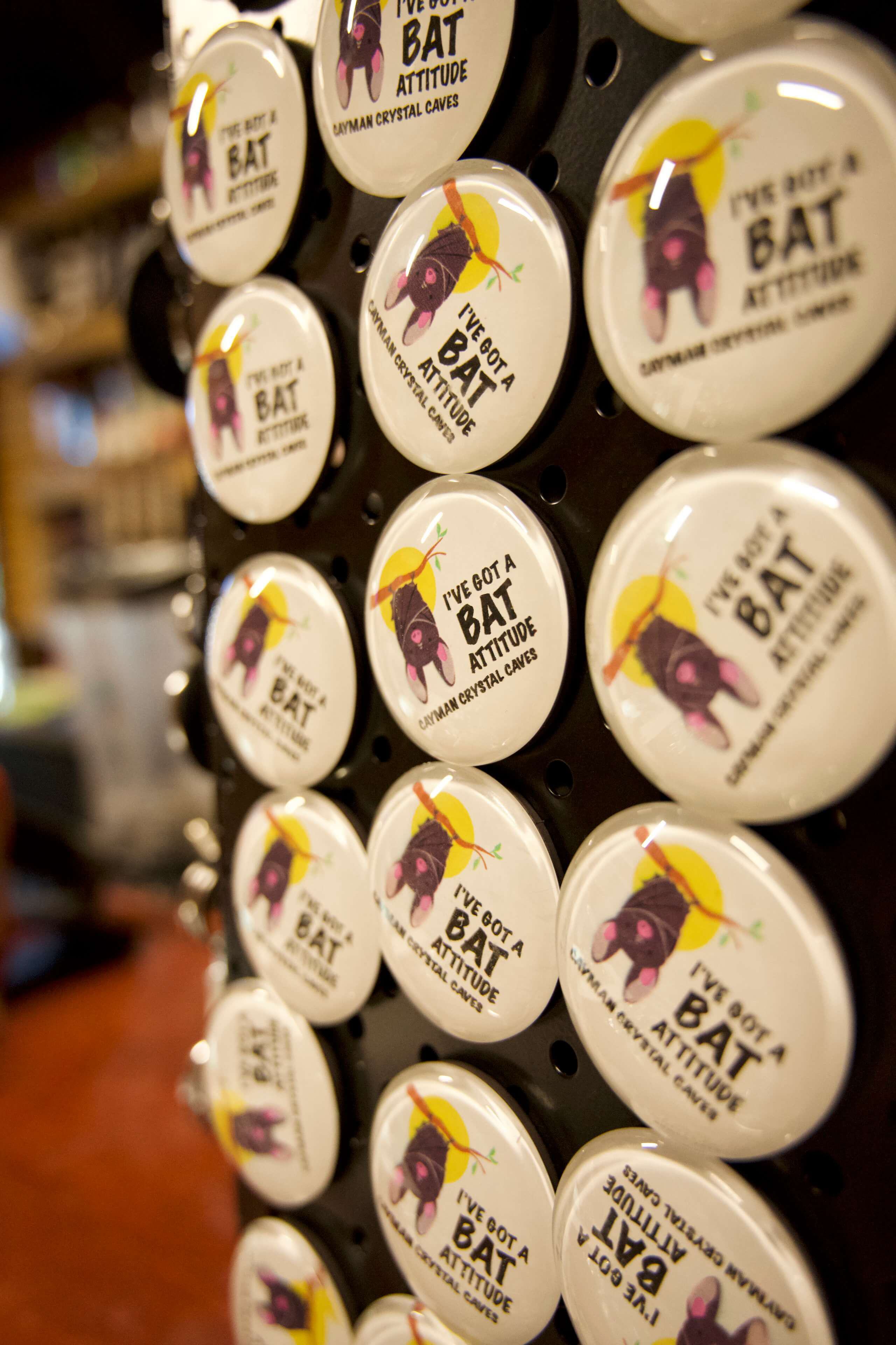 Crystal caves bat buttons