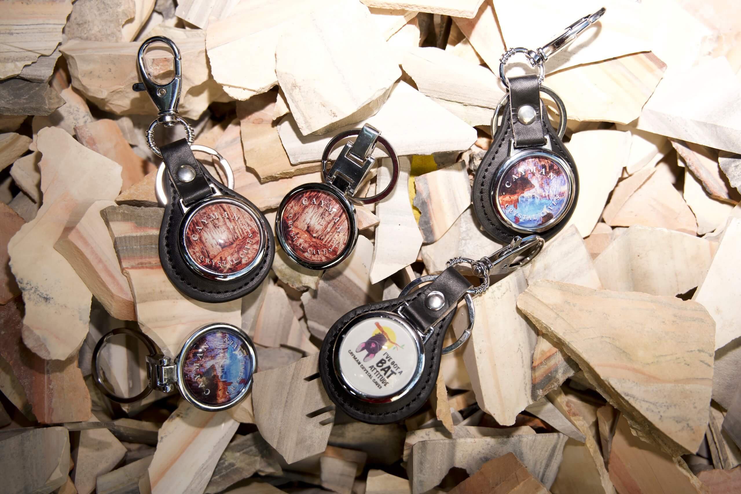 Crystal caves keychains